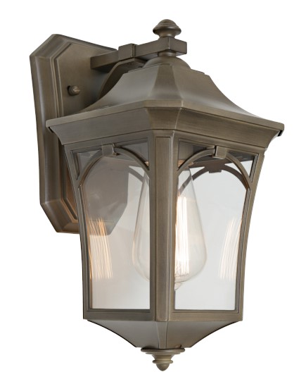 BURSTON 1LT SMALL WALL LIGHT IP44 BRONZE BURSTON 1LT SMALL WALL LIGHT IP44 BRONZE
